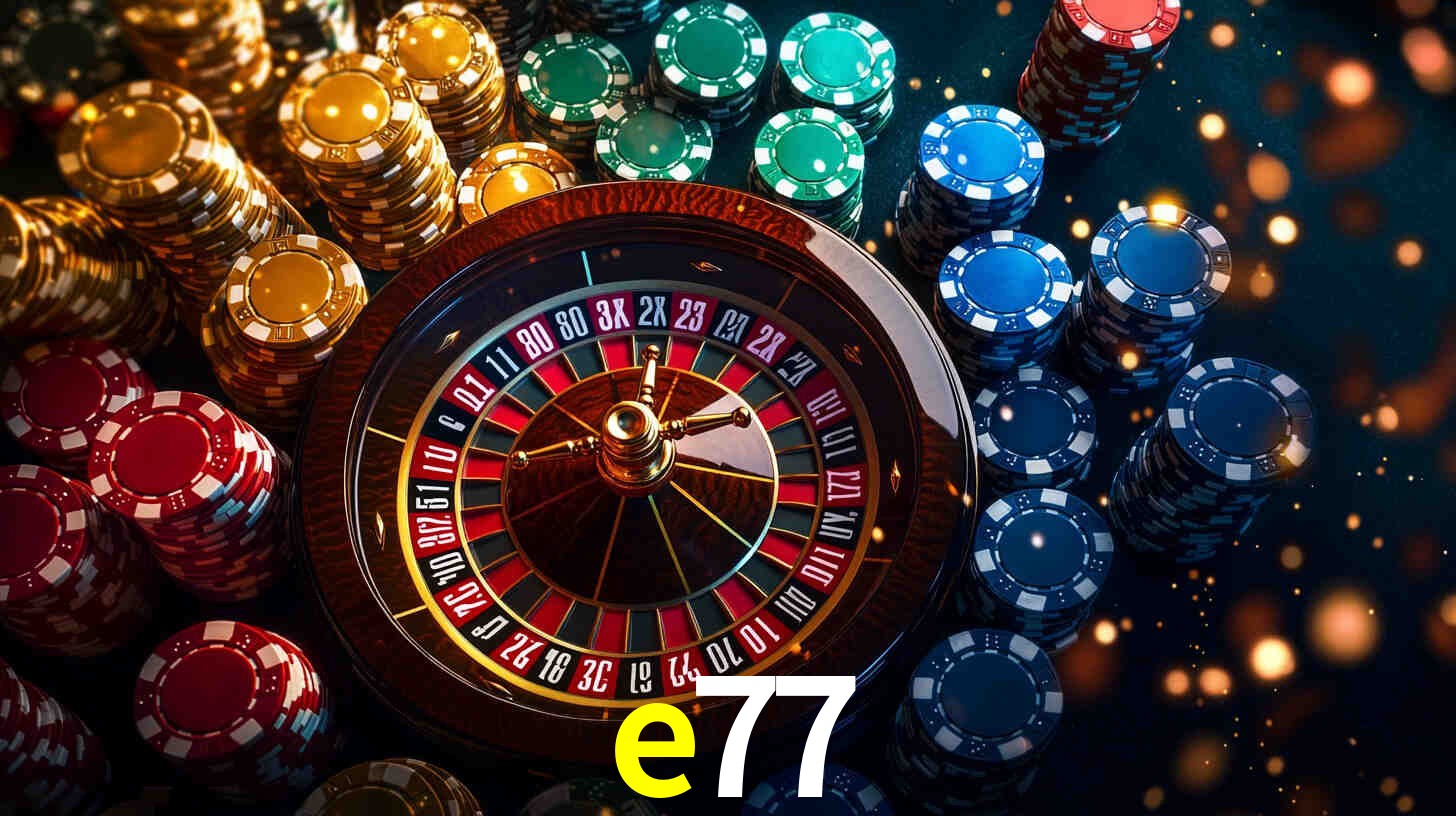 e77 Logo - Bônus com Rollover Justo